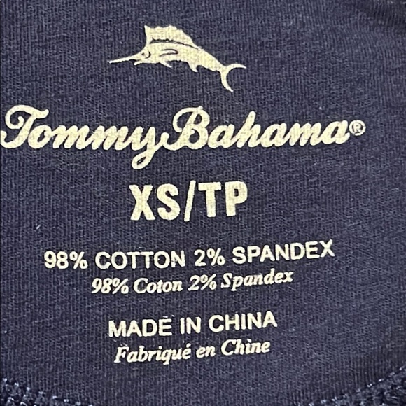 Women’s Tommy Bahama Blue Quarter-Zip Pullover - Picture 3 of 14